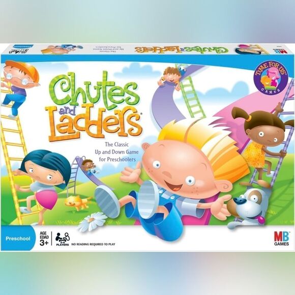🔸️Chutes & Ladders Classic 2005 Edition Children's Board Game - Picture 1 of 8